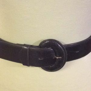 Leather belt